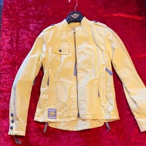 Ladies med waterproof cotton jacket